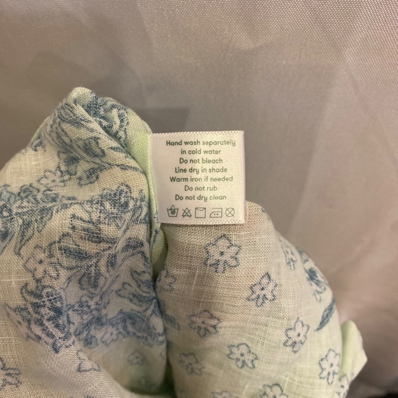 Roller Rabbit Women's Linen Pants in Mint sz M - Picture 6 of 6